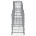 Pikkukuva 5 / 6: vidaXL Kaarevat kivikorit 10 kpl 400x50x80/100 cm galvanoitu rauta