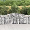 Pikkukuva 1 / 6: vidaXL Kaarevat kivikorit 10 kpl 400x50x80/100 cm galvanoitu rauta