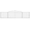 Miniatyrbillede 4 af 6: vidaXL buede gabionkurve 5 stk. 400x30x80/100 cm galvaniseret jern