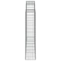 Pikkukuva 5 / 6: vidaXL Kaarevat kivikorit 8 kpl 200x30x140/160 cm galvanoitu rauta