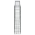 Pikkukuva 5 / 6: vidaXL Kaarevat kivikorit 10 kpl 400x50x200/220 cm galvanoitu rauta