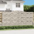 Pikkukuva 1 / 6: vidaXL Kaarevat kivikorit 10 kpl 400x50x200/220 cm galvanoitu rauta