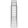 Pikkukuva 5 / 6: vidaXL Kaarevat kivikorit 7 kpl 200x30x100/120 cm galvanoitu rauta