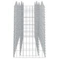Miniatyrbilde 4 av 5: vidaXL Buet gabion høybed 200x50x100 cm galvanisert jern