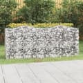 Miniatyrbilde 2 av 5: vidaXL Buet gabion høybed 200x50x100 cm galvanisert jern