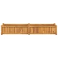 Miniatyrbilde 4 av 8: vidaXL Høybed 150x30x25 cm heltre teak