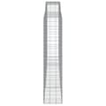 Pikkukuva 5 / 6: vidaXL Kaarevat kivikorit 2 kpl 400x50x220/240 cm galvanoitu rauta