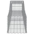 Miniatyrbillede 5 af 6: vidaXL buede gabionkurve 6 stk. 400x50x40/60 cm galvaniseret jern