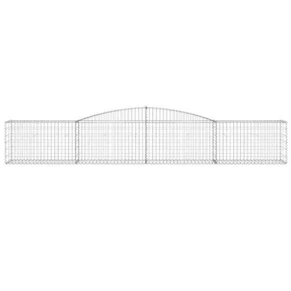 vidaXL Kaarevat kivikorit 20 kpl 400x50x60/80 cm galvanoitu rauta
