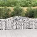 Pikkukuva 1 / 6: vidaXL Kaarevat kivikorit 4 kpl 400x30x80/100 cm galvanoitu rauta