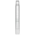 Miniatyrbilde 5 av 6: vidaXL Gabionkurver buede 4 stk 400x30x220/240 cm galvanisert jern