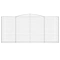 Pikkukuva 4 / 6: vidaXL Kaarevat kivikorit 3 kpl 400x30x180/200 cm galvanoitu rauta