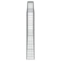 Pikkukuva 5 / 6: vidaXL Kaarevat kivikorit 3 kpl 400x30x180/200 cm galvanoitu rauta