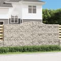 Pikkukuva 1 / 6: vidaXL Kaarevat kivikorit 3 kpl 400x30x180/200 cm galvanoitu rauta