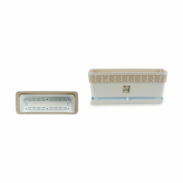 Blomlåda Stefanplast Orfeo Vit Plast 18,5 x 17 x 49,3 cm (12 antal)