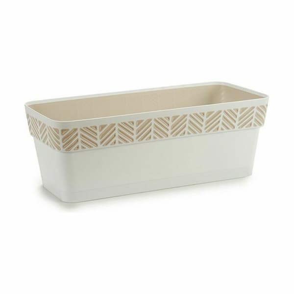 Blomlåda Stefanplast Orfeo Vit Plast 18,5 x 17 x 49,3 cm (12 antal)