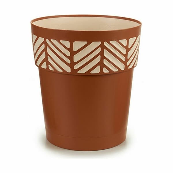Självvattnande blomkruka Stefanplast Orfeo Terrakota n Plast 29 x 29 x 29 cm (6 antal)