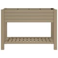 Miniatyrbilde 3 av 7: vidaXL Høybed lysebrun 110x45x79 cm polypropylen