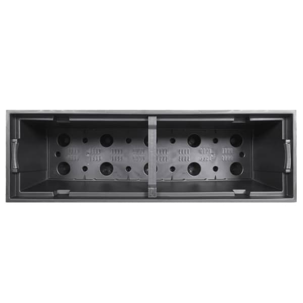 vidaXL Blomkruka med avtagbar insida brun 12/44 L PP-rotting
