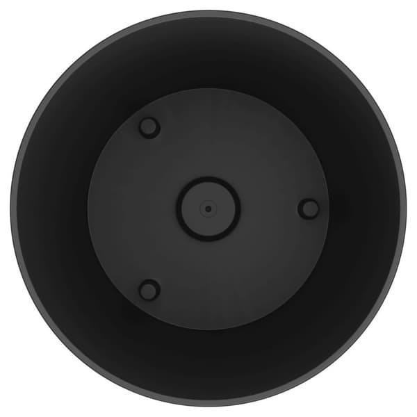 vidaXL plantekrukke 15/15,3 l udtagelig indsats PP rattanlook antracit