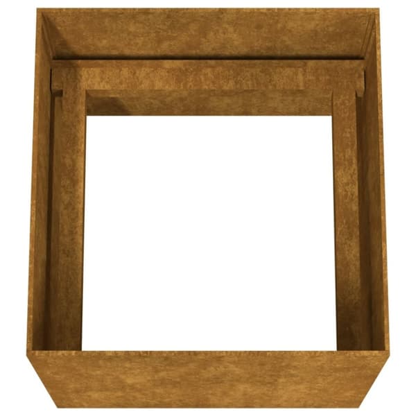 vidaXL Plantekasse 40x41x40 cm cortenstål
