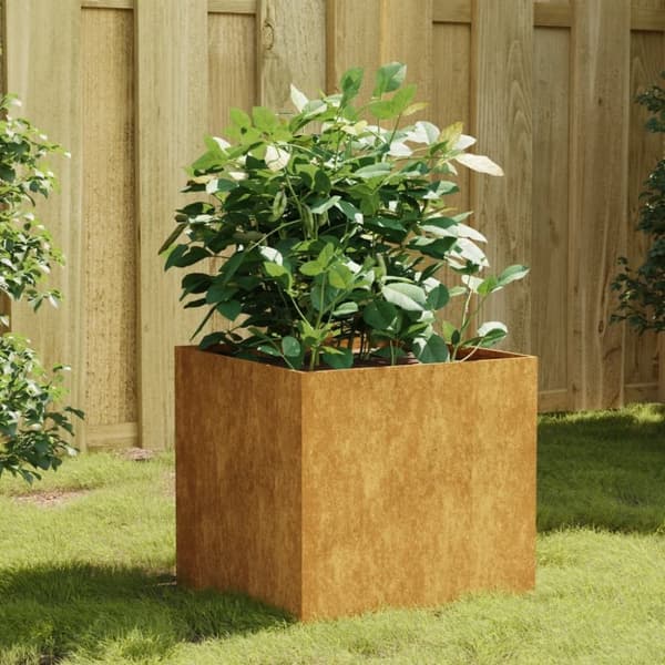 vidaXL Plantekasse 40x41x40 cm cortenstål
