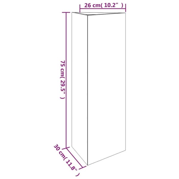 vidaXL plantekrukke 30x26x75 cm cortenstål
