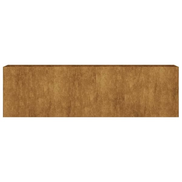 vidaXL Korotettu kukkalaatikko 280x40x80 cm Corten teräs