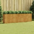 Pikkukuva 7 / 7: vidaXL Korotettu kukkalaatikko 280x40x80 cm Corten teräs