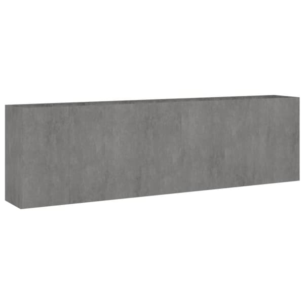 vidaXL Korotettu kukkalaatikko 280x40x80 cm Corten teräs