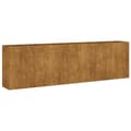 Pikkukuva 1 / 7: vidaXL Korotettu kukkalaatikko 280x40x80 cm Corten teräs