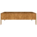 Pikkukuva 2 / 8: vidaXL Korotettu kukkalaatikko 100x100x33,5 cm Corten teräs
