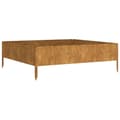 Pikkukuva 1 / 8: vidaXL Korotettu kukkalaatikko 100x100x33,5 cm Corten teräs