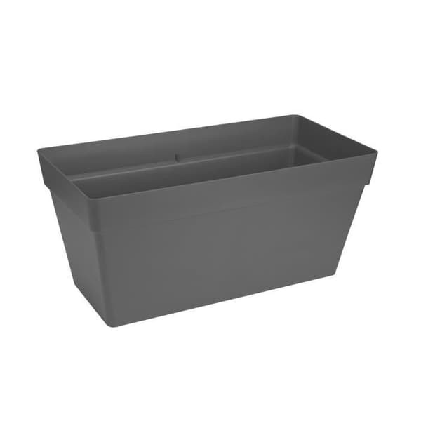 Elho Loft Urban Terrace Flower Box Wheels 70 - Svart - L 69 x B 34 x H 33 cm - utomhus - 100% återvunnet