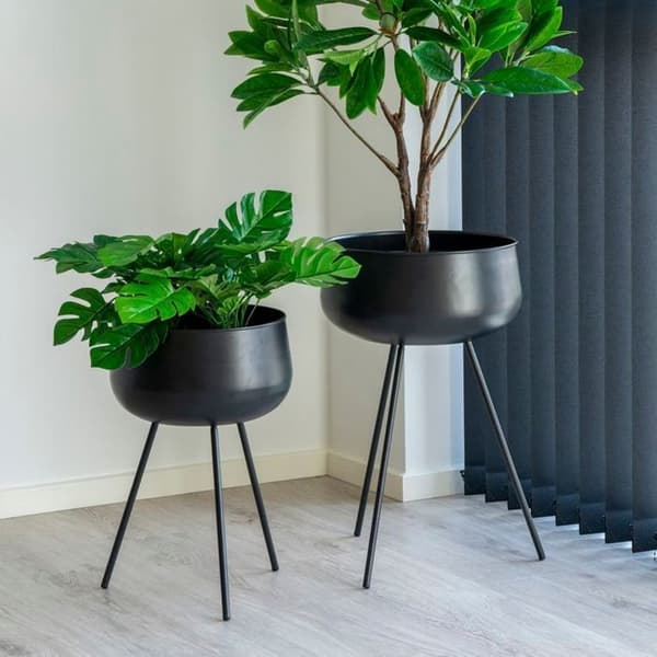 House Nordic Plant krukor 2 st Kira Black