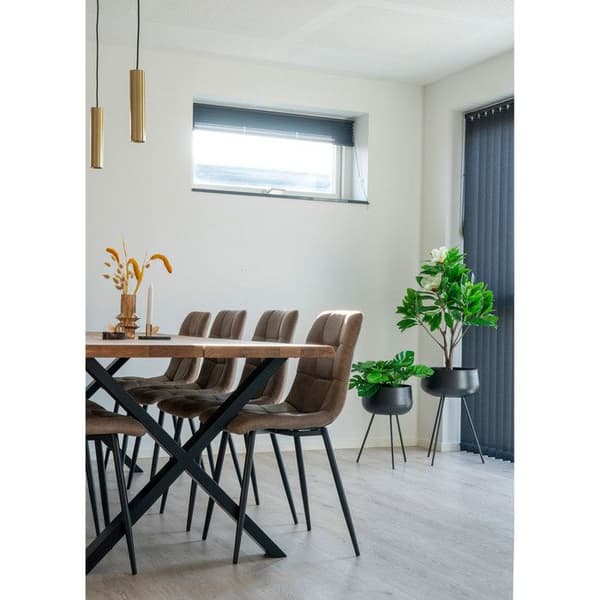 House Nordic Plant krukor 2 st Kira Black