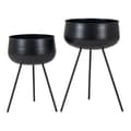 Miniatyrbild 2 av 5: House Nordic Plant krukor 2 st Kira Black