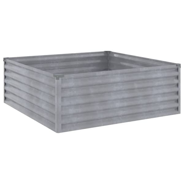 vidaXL højbed 100x100x36 cm cortenstål
