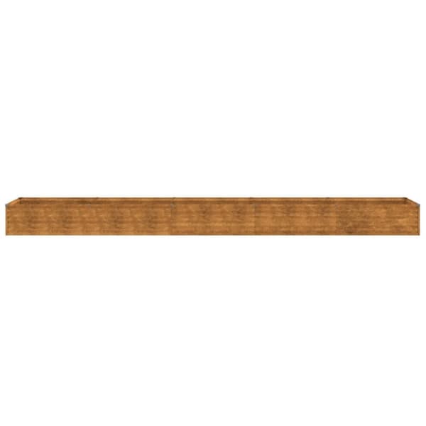 vidaXL højbed 482x50x36 cm cortenstål