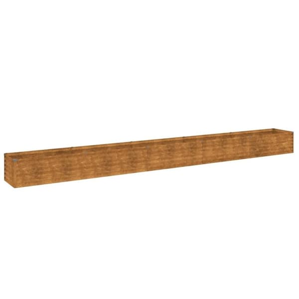 vidaXL højbed 482x50x36 cm cortenstål