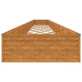 Miniatyrbilde 5 av 7: vidaXL Høybed 1150x100x36 cm cortenstål