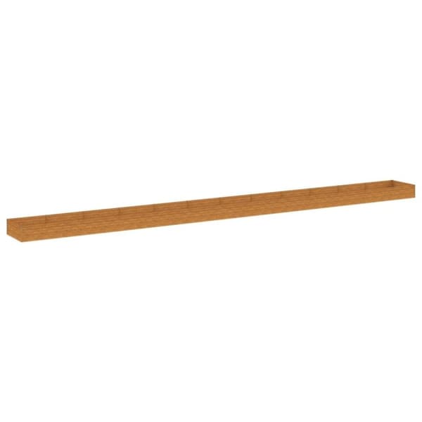 vidaXL Høybed 1150x100x36 cm cortenstål