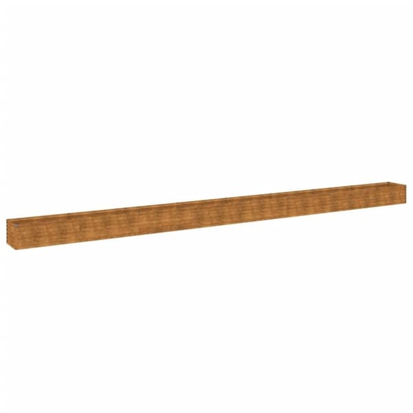 vidaXL Odlingslåda 770x50x36 cm rosttrögt stål