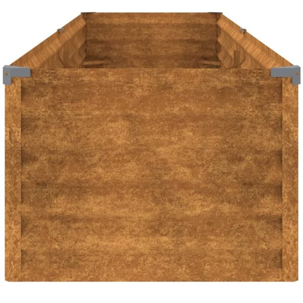 vidaXL højbed 194x50x36 cm cortenstål