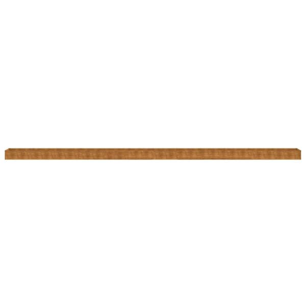 vidaXL Korotettu kukkalaatikko 1152x50x36 cm Corten teräs