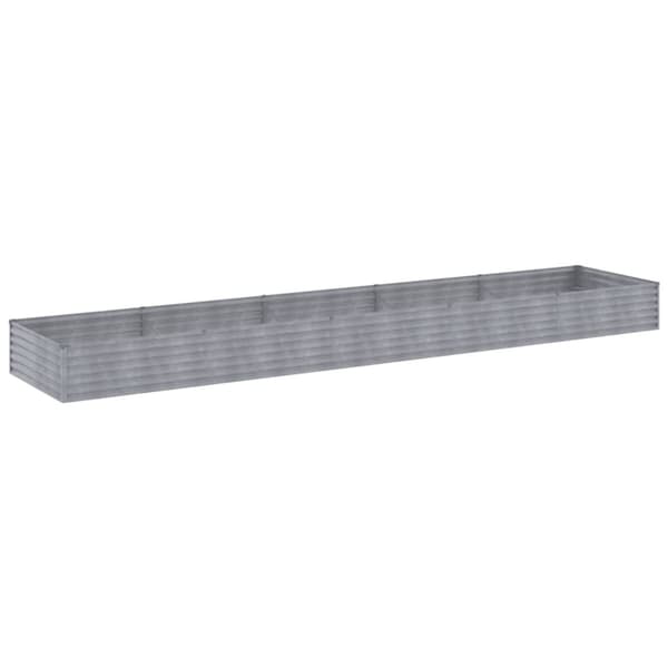 vidaXL højbed 482x100x36 cm cortenstål