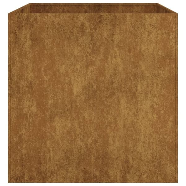 vidaXL Plantekasse 80x80x80 cm cortenstål