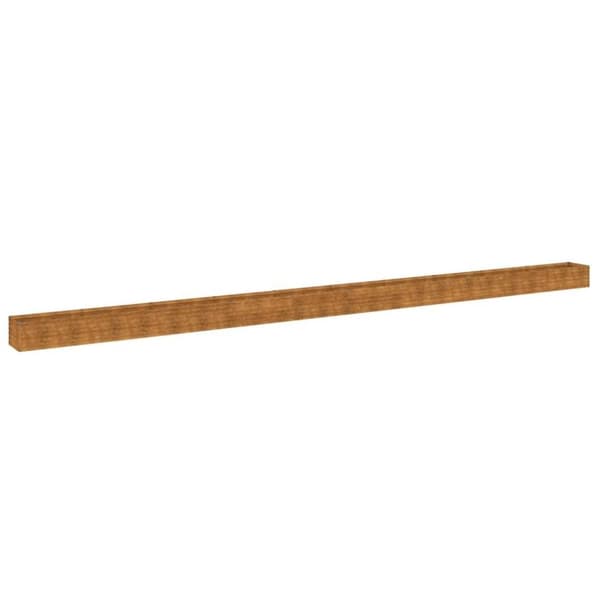 vidaXL Korotettu kukkalaatikko 960x50x36 cm Corten teräs