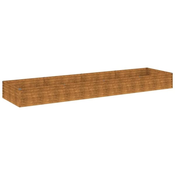 vidaXL højbed 387x100x36 cm cortenstål