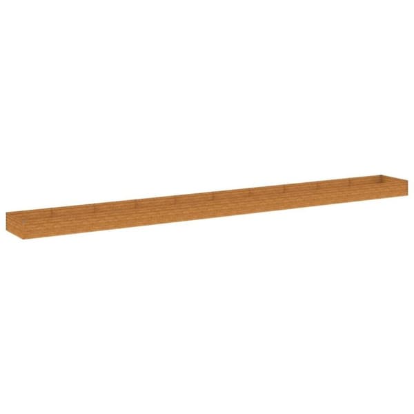 vidaXL højbed 960x100x36 cm cortenstål